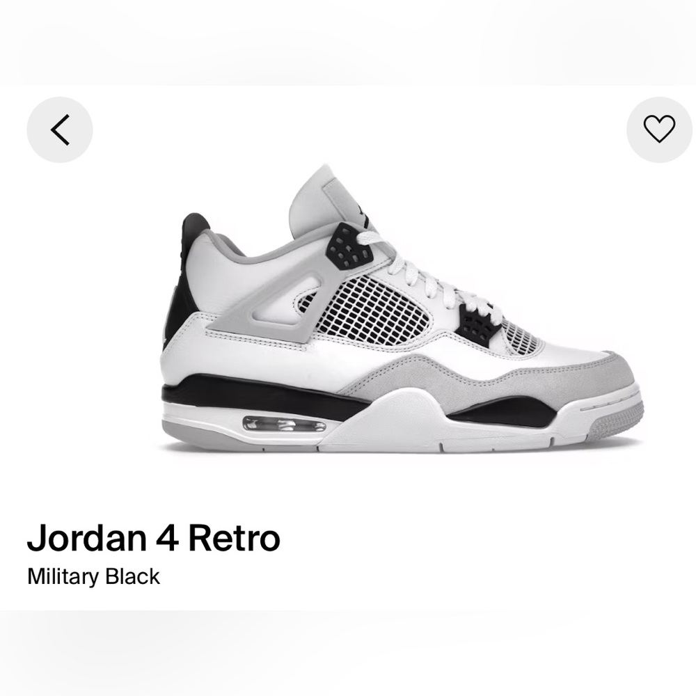 Jordan 4 Military Black